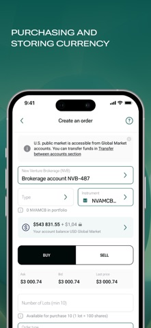 New Venture Brokerage screenshot