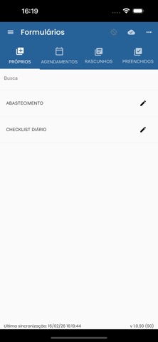 Checklist RMS Tecnologia screenshot