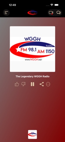 WGGH Radio app screenshot