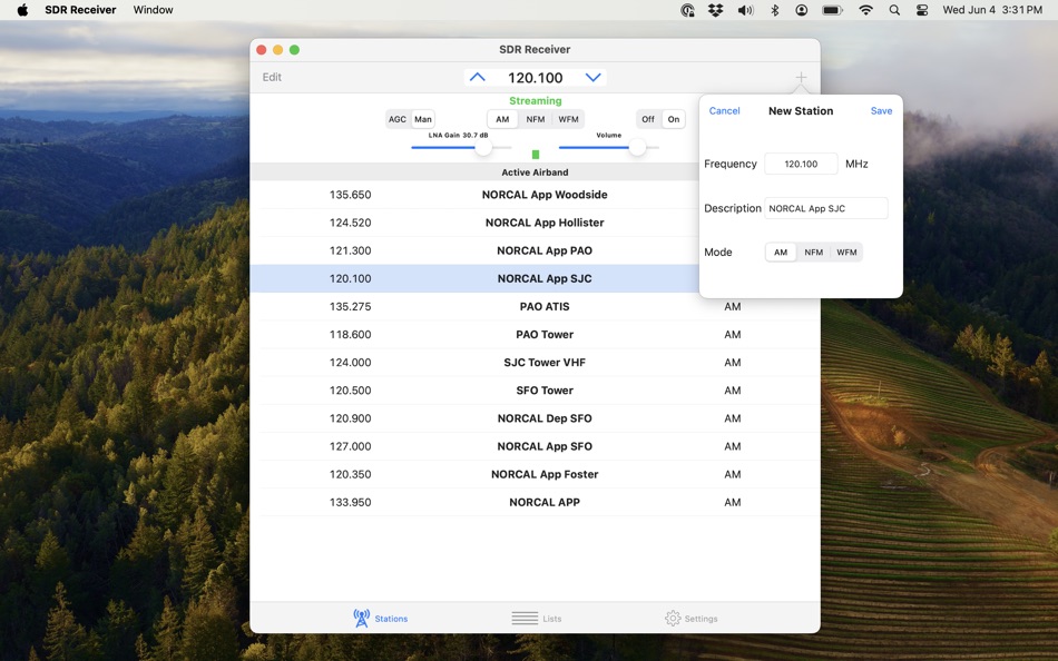 #3. SDR Receiver (macOS) 由: Transition Technology Ventures, LLC
