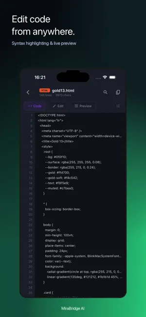 MiraBridge AI Code Remote screenshot 3