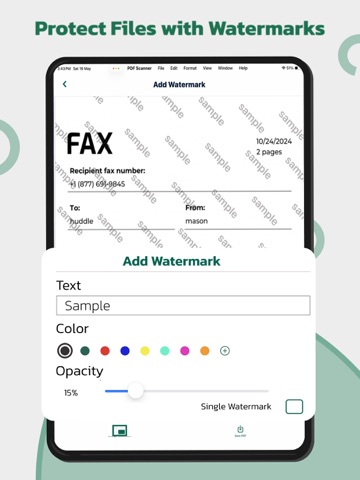 Pdf scanner : Pdf converter iPad screenshot
