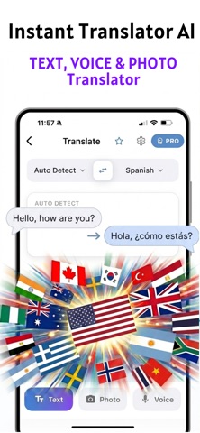 Instant Translator AI iPhone screenshot