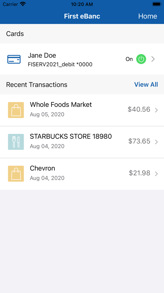 #6. First eBanc Mobile (iOS) 由: First Community Bank & Trust