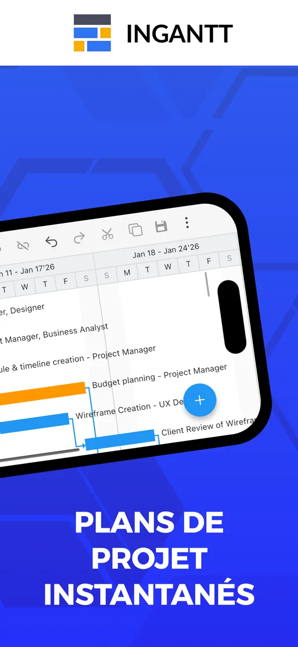 Screenshot #2 pour Diagramme de Gantt+IA Ingantt