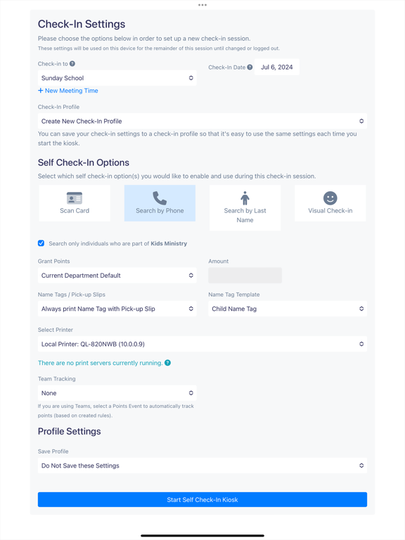Screenshot #5 pour Check in Kiosk