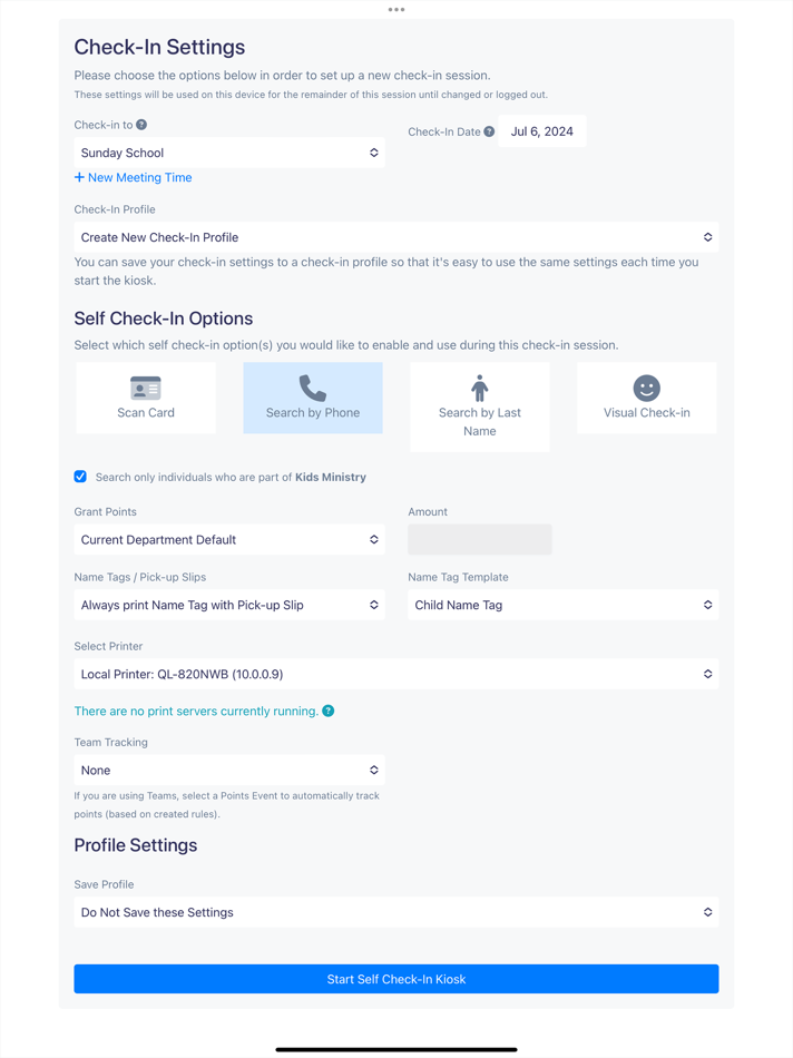 #2. Check in Kiosk (iOS) 由: Connection Card, Inc.