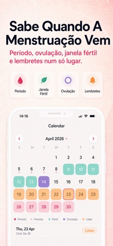 Iris: Calendário Menstrual screenshot 1