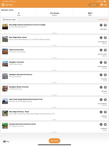 The Crooked Road iPad screenshot