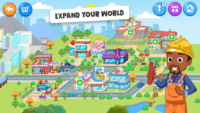 My Town World: Doll House Life iPhone screenshot 4 - Education app