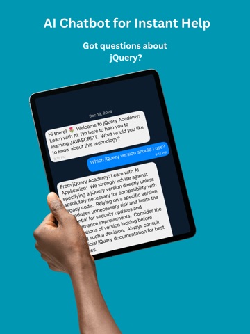 Learn jQuery: Code & Build iPad screenshot