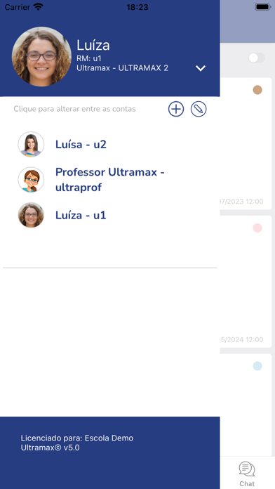 Ultramax Gestão Escolar Screenshot