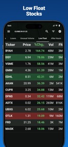 Realtime Stock Screener screenshot
