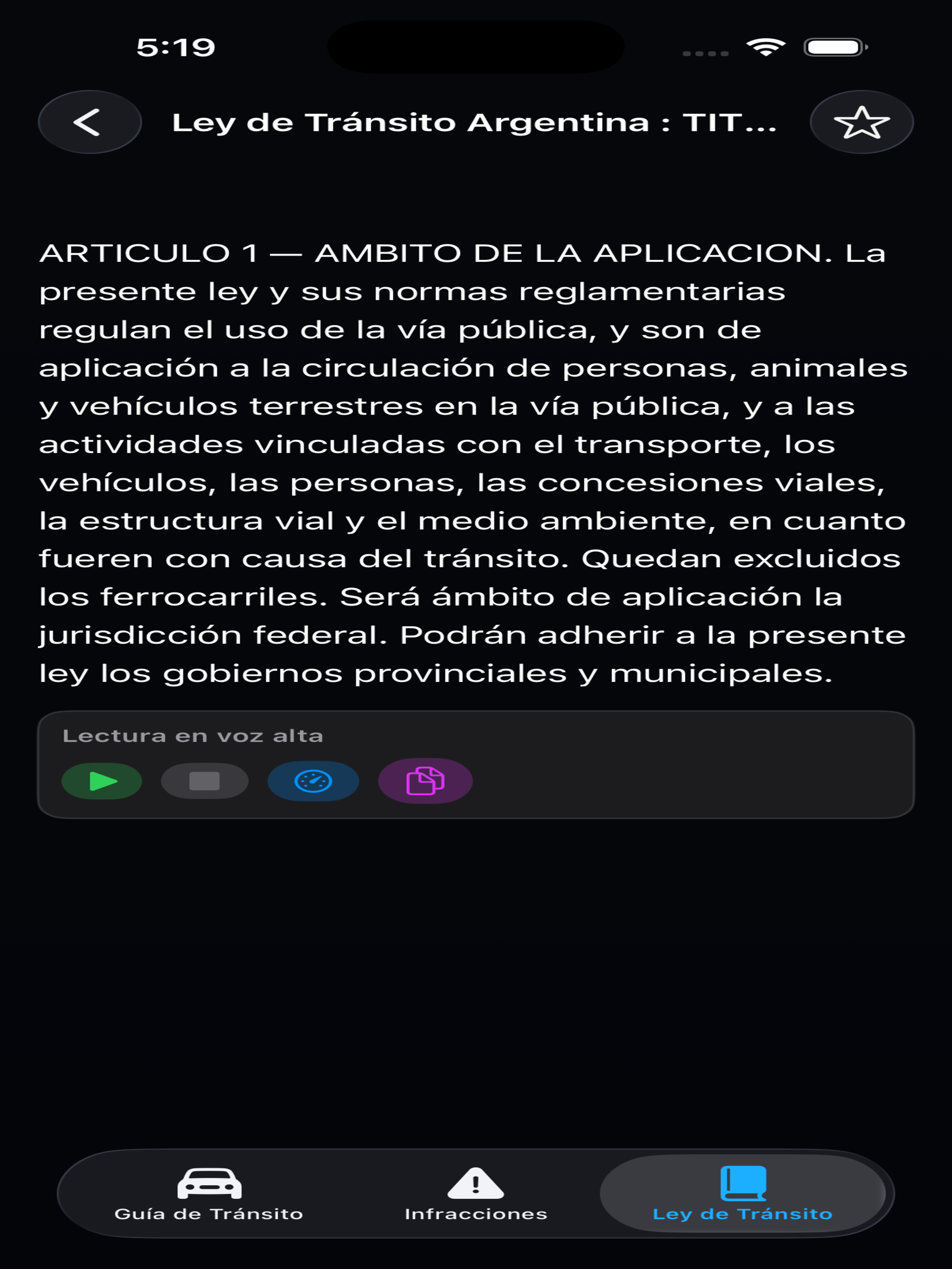 Ley Tránsito Argentina screenshot 14