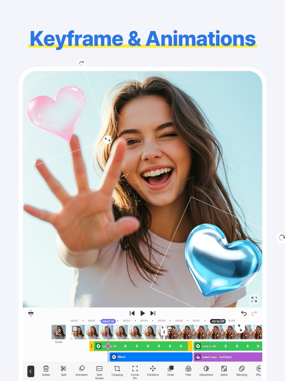 Spring - Video Editor iPad screenshot 5 - Photo & Video app