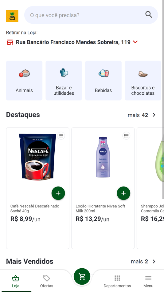 #1. Ajubá Mercado (iOS) De: Vipcommerce Sistemas