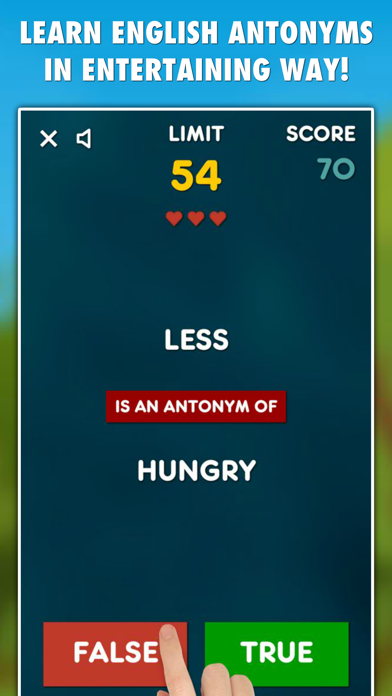 Screenshot #1 pour Antonyms Game