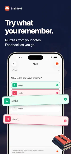 Brainfold: AI Flashcard Maker screenshot 4