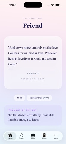 Veritas Bible App Screenshot 1 of 8