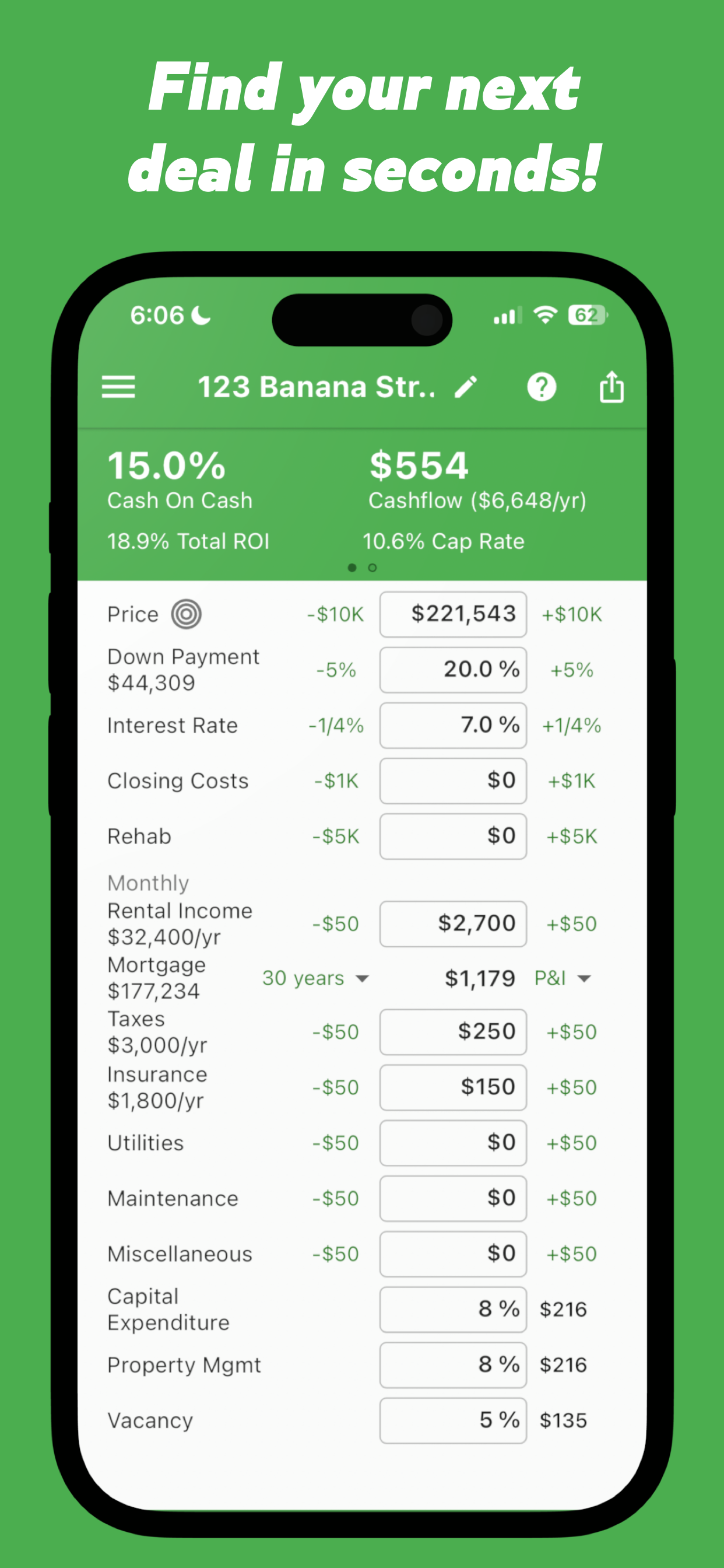 Rental Calculator BallparkDeal