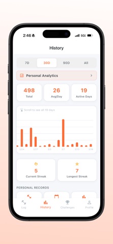 Official Pushup Tracker Screenshot 2 of 4