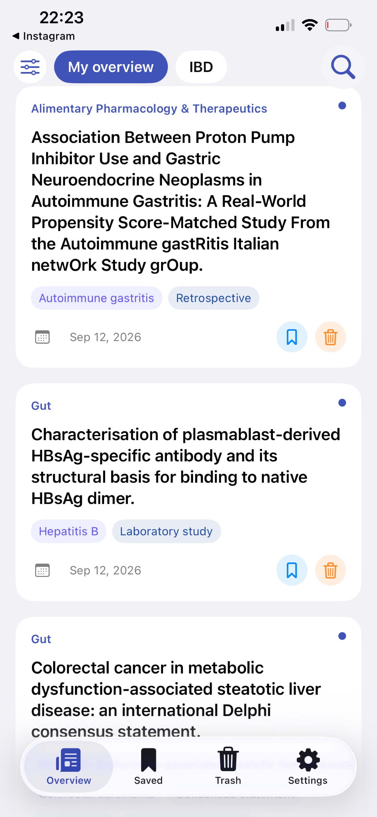 Screenshot 1 of CatchUpGastro Gastroenterology