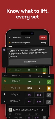 Liftriser - Workout Tracker Screenshot 2 of 10