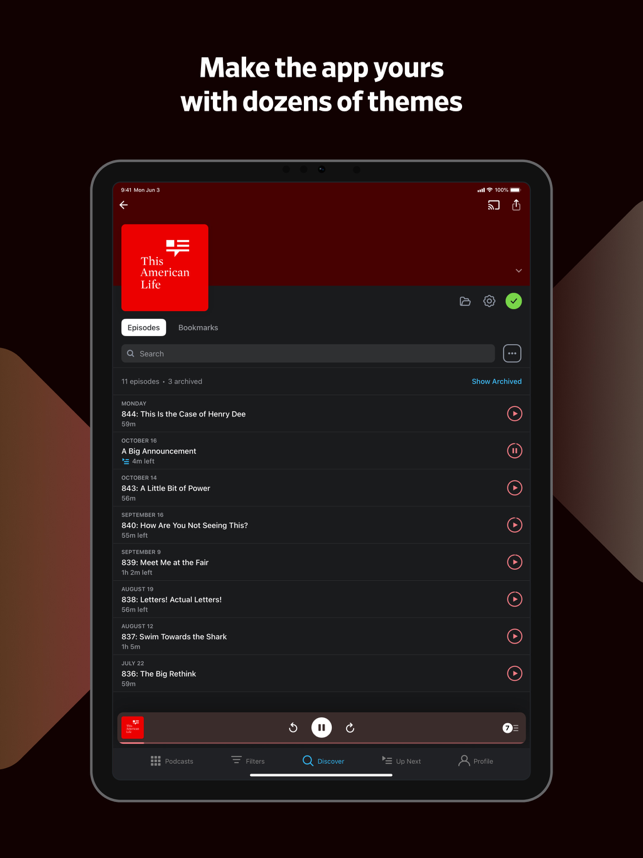 ‎Pocket Casts: Podcast Player Screenshot