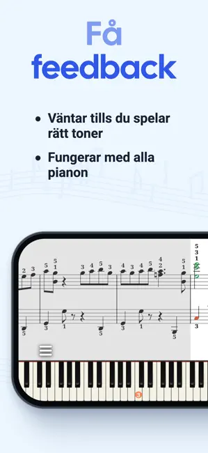 SunScore - Lär dig piano iPhone screenshot 3