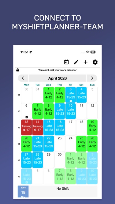 My Shift Planner - Calendar screenshot 9