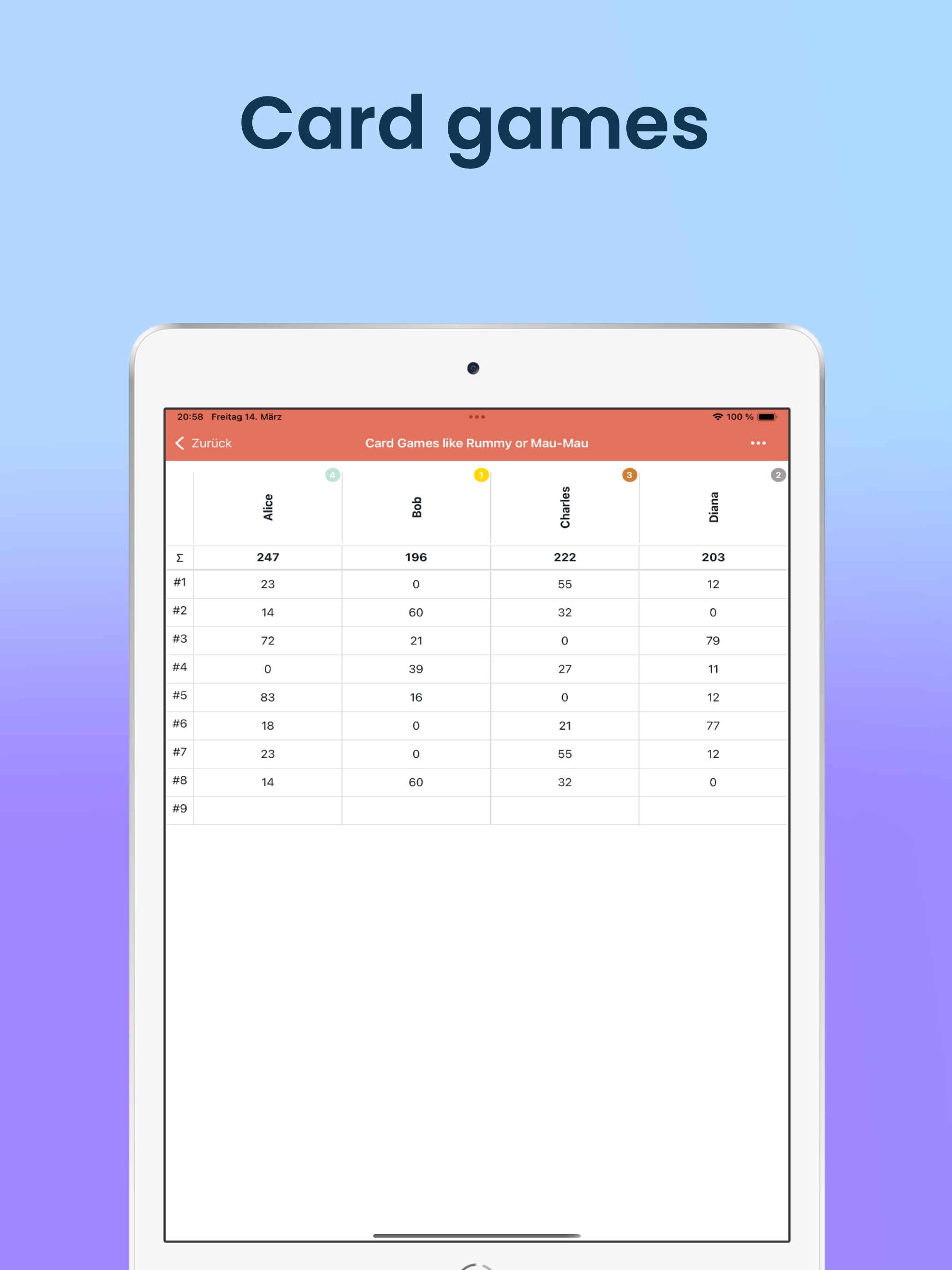 Scorecard - Game Night screenshot 7