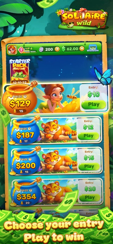 Solitaire Wild:Win Real Cash screenshot 2