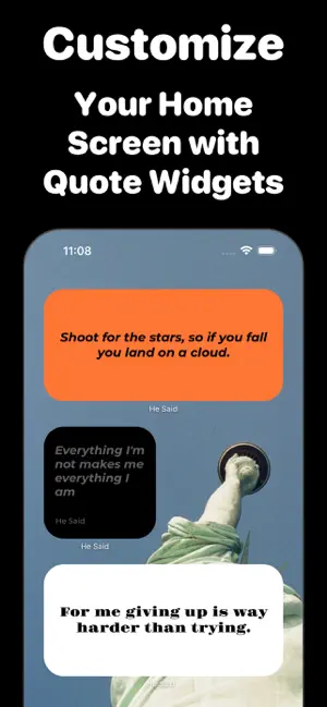 He Said - Quote Wallpaper screenshot 3