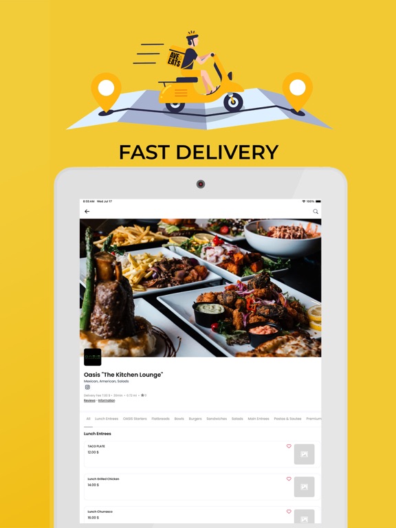 Ave Eats iPad screenshot 3 - Food & Drink app
