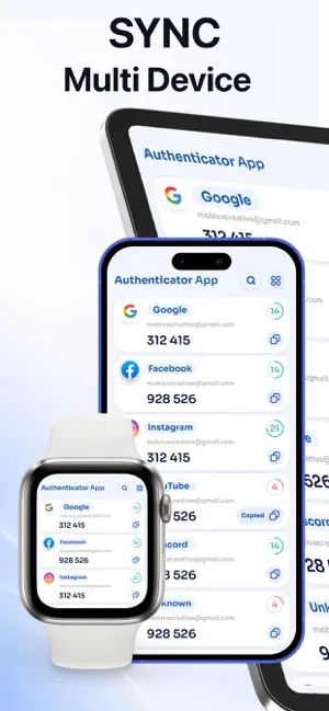 Authenticator: OTP & 2FA Codes iPhone screenshot 6
