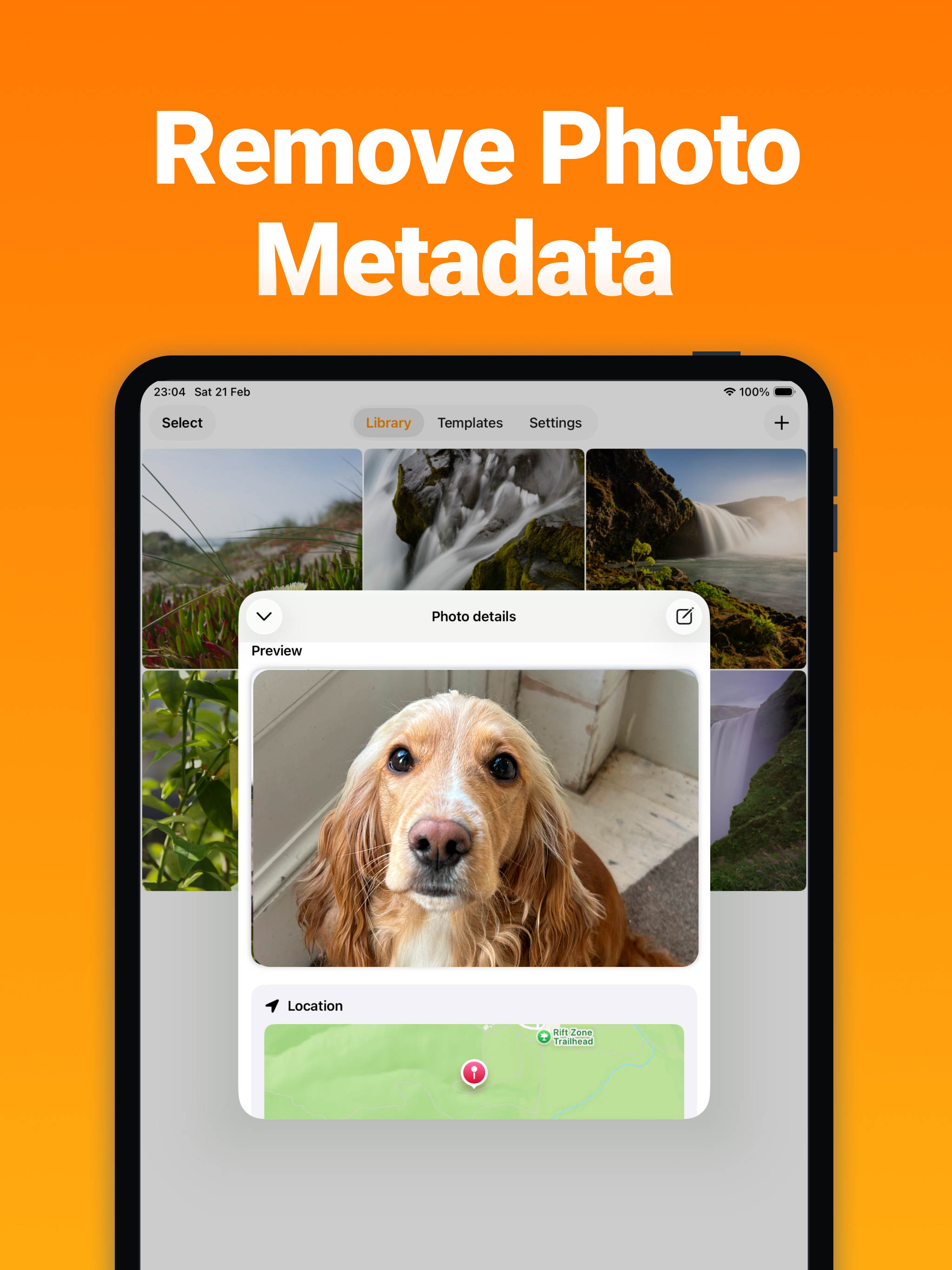 EXIF Metadata Editor & Remover