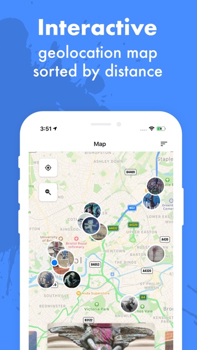 Bristol Tour Map of Banksy Screenshot