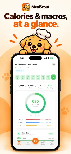 MealScout: AI Calorie Tracker screenshot 1