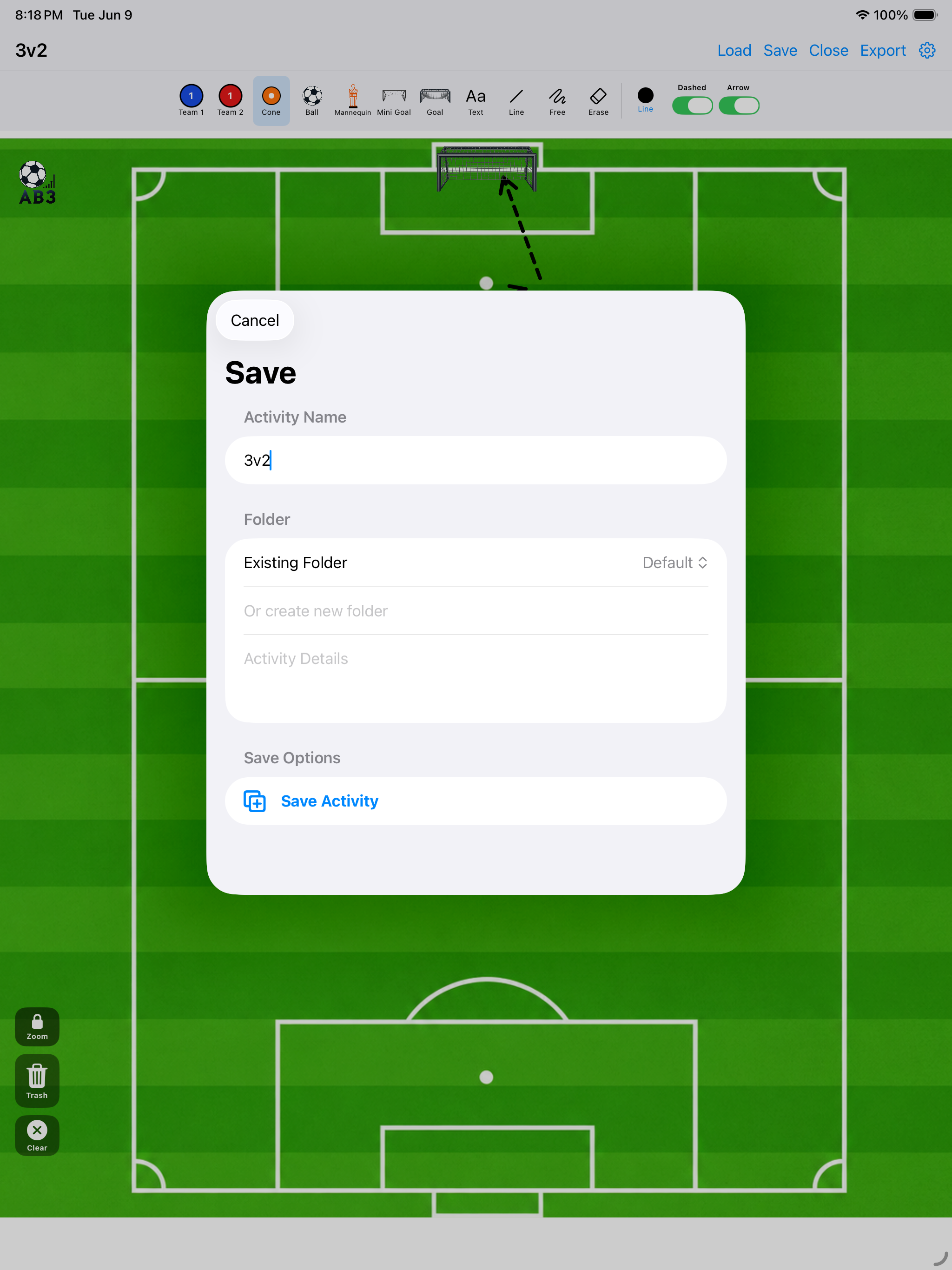 AB3 Soccer Activity Planner screenshot 9