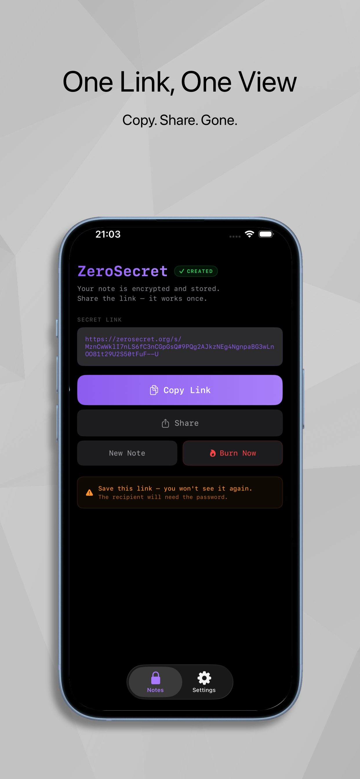 ZeroSecret
