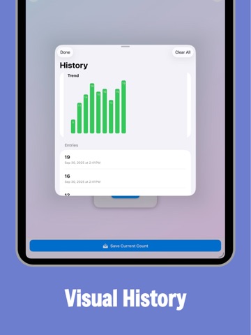 Clicker Counter Number Tracker iPad screenshot