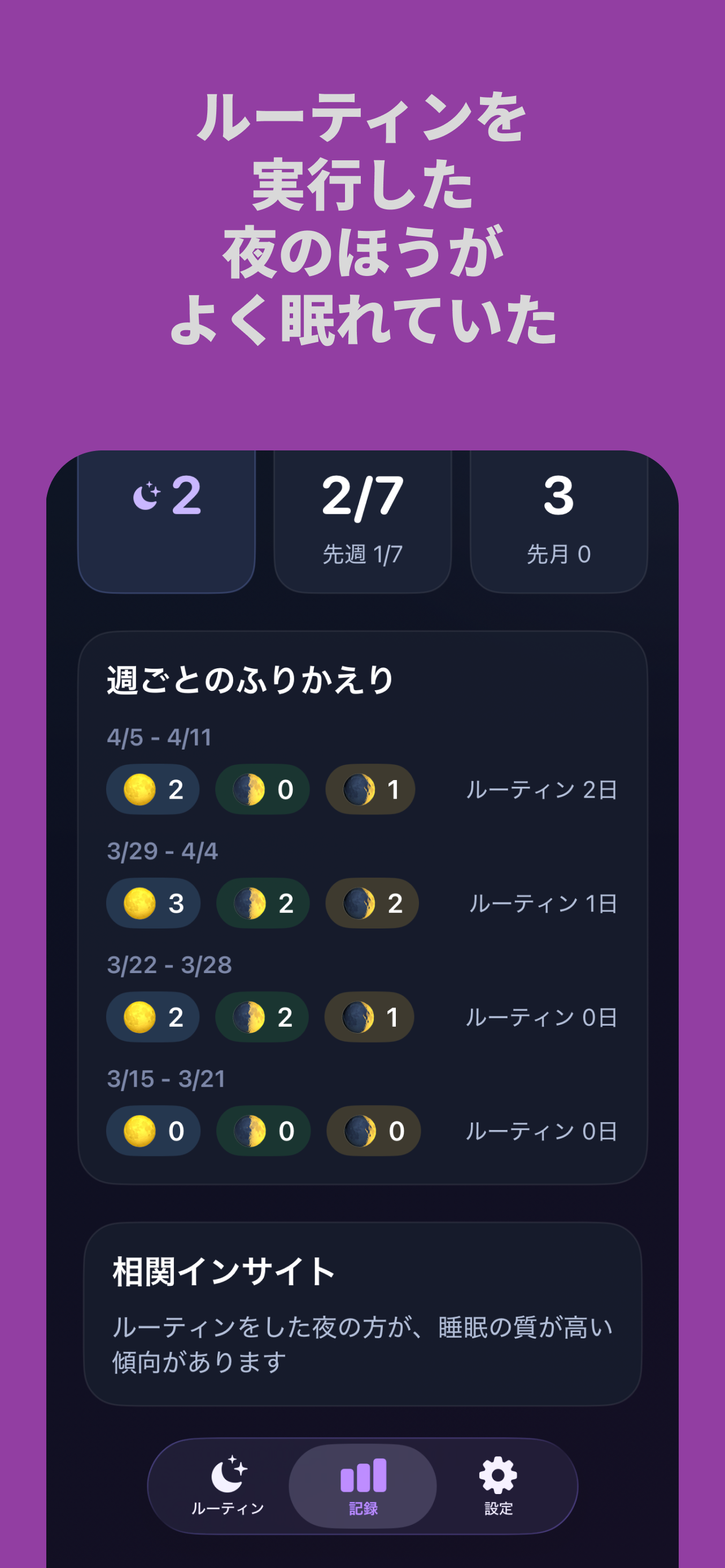 おやすみルーティン - ピュア・シリーズ