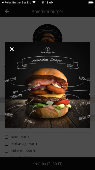 Relax Burger Bar Screenshot