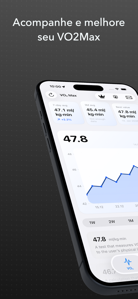 VO2 Max Cardio e Desempenho screenshot 1