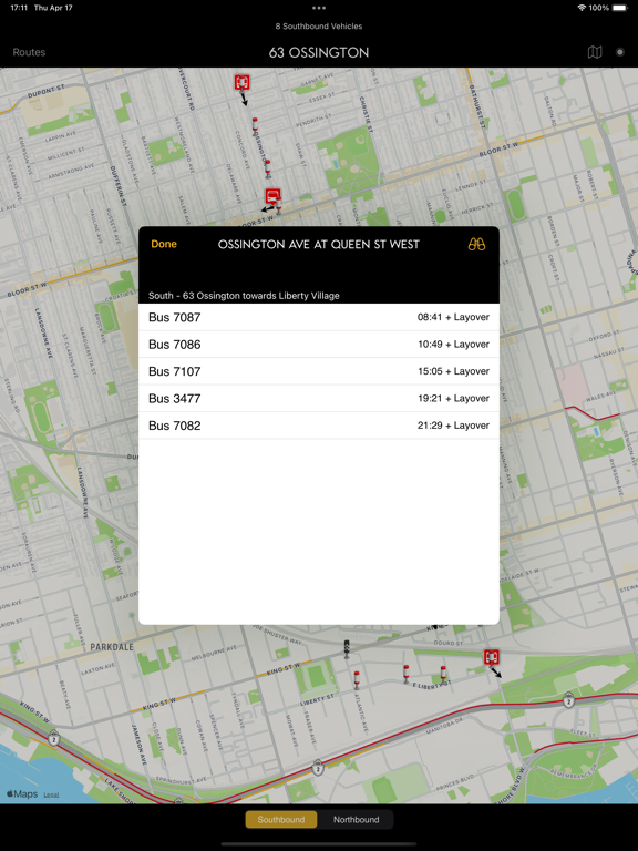 Screenshot #6 pour TTC Bus Map