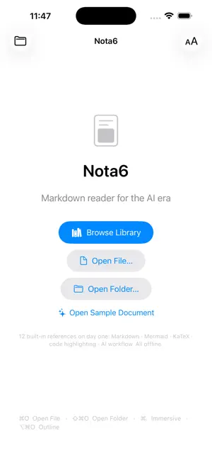 Nota6 screenshot 1