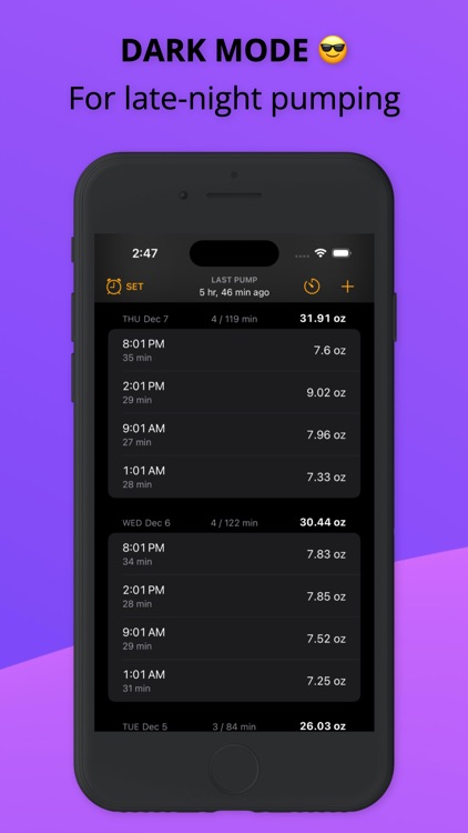 Pump Log® - Track Breast Milk