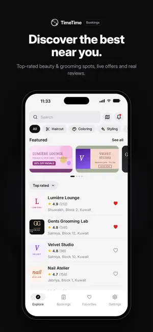 TimeTime Bookings screenshot 2
