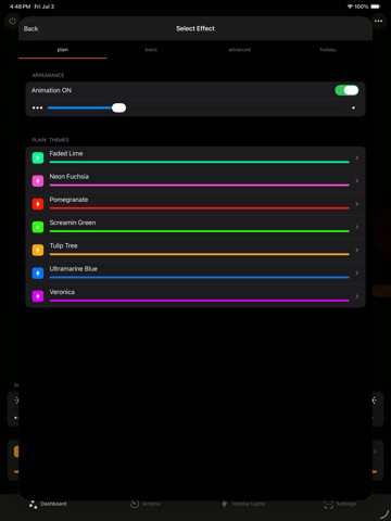 Magio Lights iPad screenshot