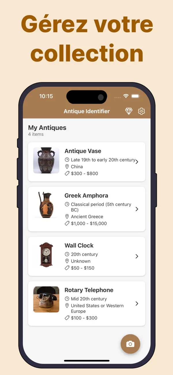 Screenshot #3 pour Expertise Antiquités & Art AI